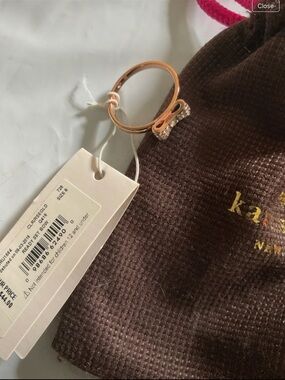 Kate Spade Ready Set Bow Sz 8 Ring Pouch NWT